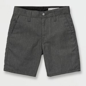 VOLCOM youth mens gray weathered skater surf Frickin Chino Short C0912030 7” -29